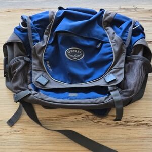 Osprey Men's Blue and Brown Backpack